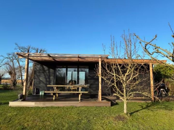 Het huis in het voorjaar